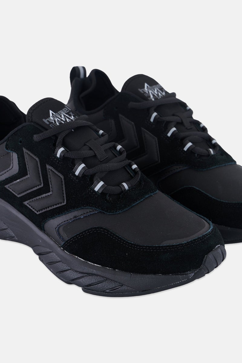 Hummel Men Marathona Reach Lx Tonal Lace Up Running Shoes, Black - Image 3