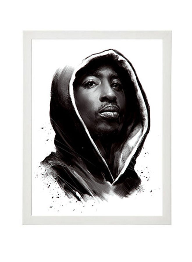 Tupac Wall Art Poster Frame