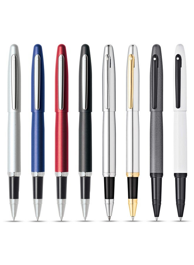 Sheaffer 9403 VFM Rollerball Pen Excessive Red With Chrome Trim | Premium Red Pen - Image 4