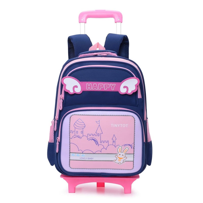 Tinytot Store 22 Litre 17-Inch Waterproof Large School Bag for Boys & Girls, Kids School Bag, School Backpack for Girls and Boys, for Kids, Ideal for Children with Trolley, SB239T - Image 1
