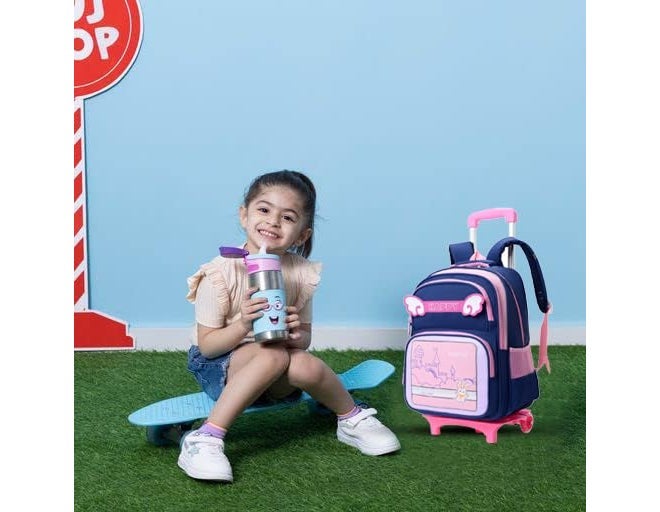Tinytot Store 22 Litre 17-Inch Waterproof Large School Bag for Boys & Girls, Kids School Bag, School Backpack for Girls and Boys, for Kids, Ideal for Children with Trolley, SB239T - Image 5