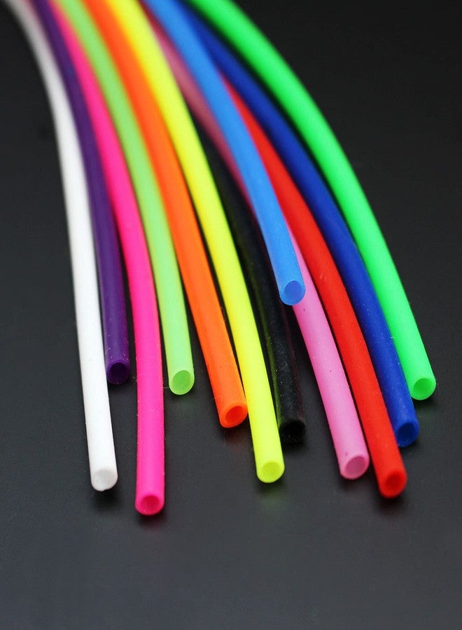Tigofly 12pc 12 Color UV Silicone Tube - 3x4mm Soft Flexible Hollow Fly Tying Tubes - 10in - Image 5