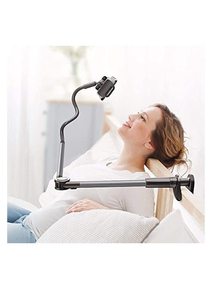 erorex Tablet Stand 360 Adjustable iPad Stand Lazy Phone Holder iPad Holder Compatible with iPhone,iPad Pro,Mini iPad 9 all 4-12.9" Phones and Tablets Grey - Image 2