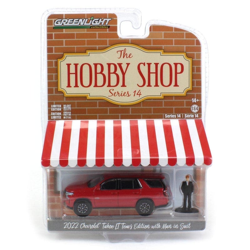 Greenlight 164 2022 Tahoe LT Texas Edition with Figure Hobby Shop Series 14 97140F - Image 2