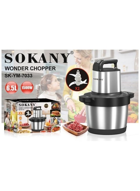 Sokany SK-YM-7033 Chopper And Chopper 1500 Watt 6.5 Liters