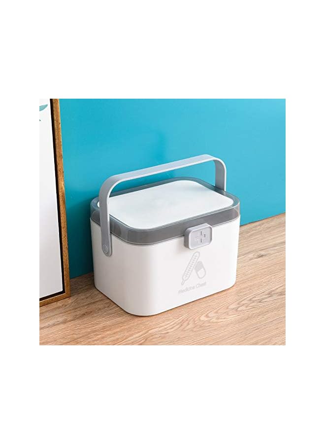 vesus Home Medicine Box Portable Large First Aid Box Household Plastic Multi-Layer Medicine Storage Box with Handle Toys Storage Organizer - Image 1