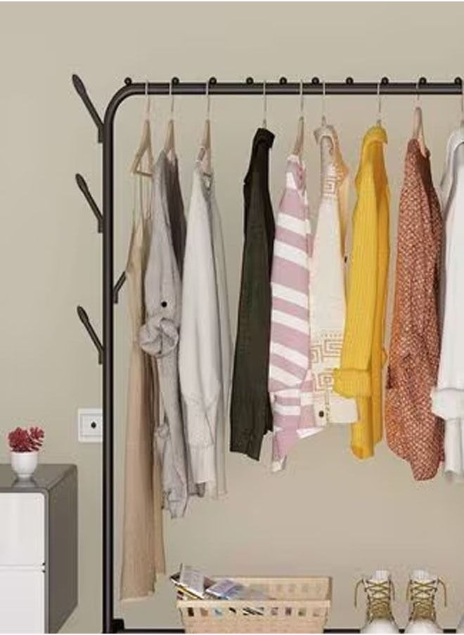 NKX 2-Tier Stainless Steel Shoes Rack and Coat Hanging Stand for Home  - Image 5