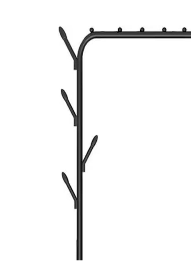 NKX 2-Tier Stainless Steel Shoes Rack and Coat Hanging Stand for Home  - Image 4