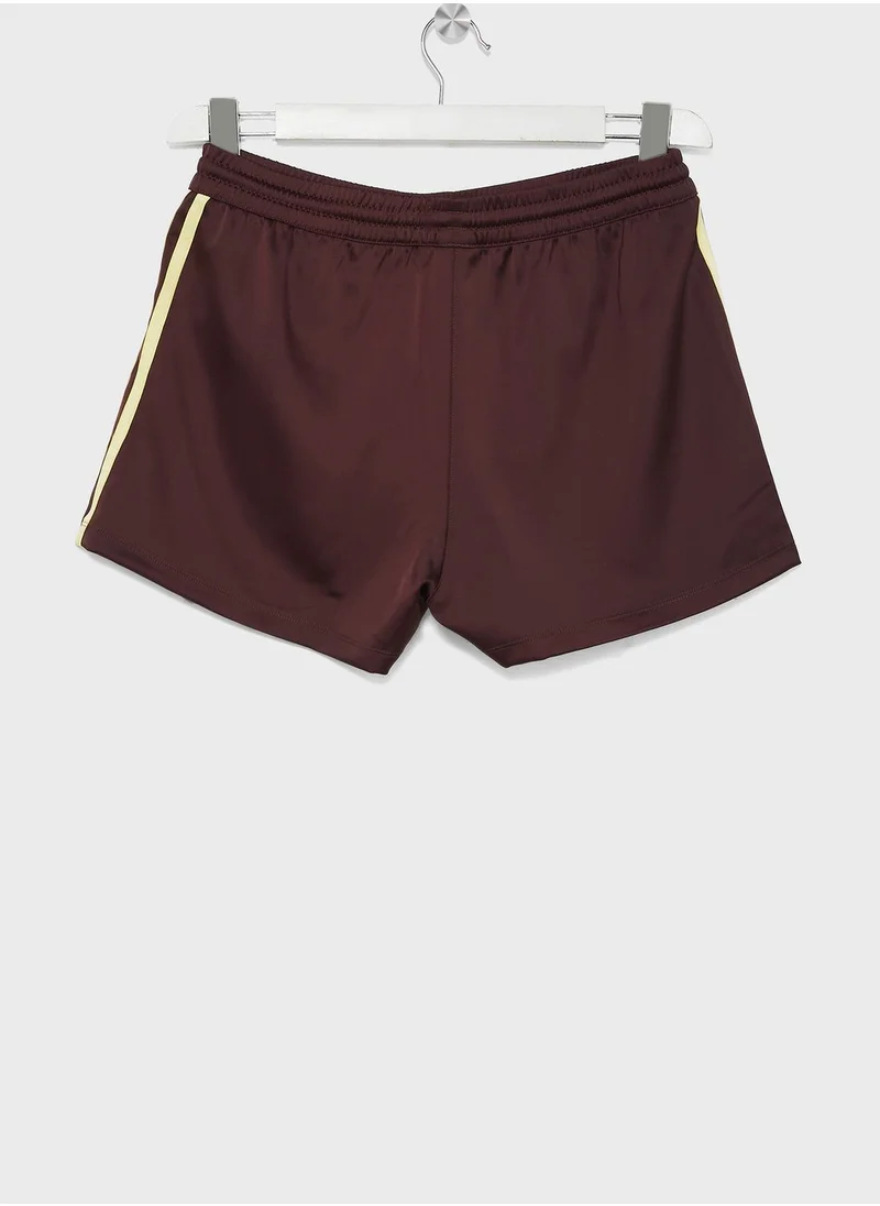 adidas Originals 3 Stripes Satin Shorts