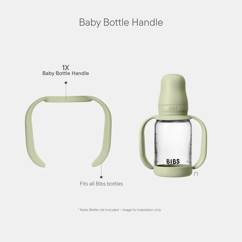 BIBS BIBS Baby Bottle Handle - Sage