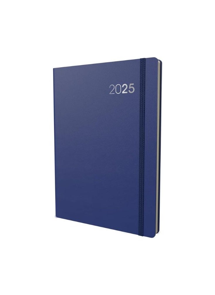 Collins Collins Legacy 2025 Planner - A5 Day To Page Diary (with Appointments) - Blue - (CL51.60-25) - Professional Daily Planner with Soft Touch Cover  - Image 1