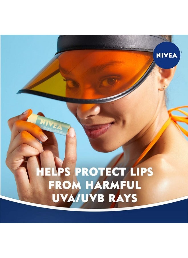 Nivea - NIVEA Smoothness Lip Care SPF 15 Carded, 1 Count, Pack of 6 - Image 1