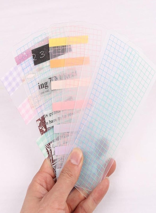 AUTSUPPL Tape Sample Boards Washi Tape Separate Boards Practical Storage Boards for Office School Home Use Lightweight Portable 5.90X1.96X0.03 Inch - Image 5