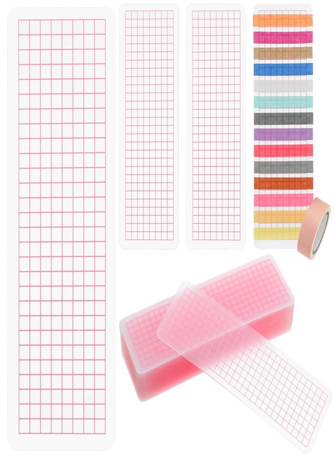 AUTSUPPL Tape Sample Boards Washi Tape Separate Boards Practical Storage Boards for Office School Home Use Lightweight Portable 5.90X1.96X0.03 Inch - Image 1