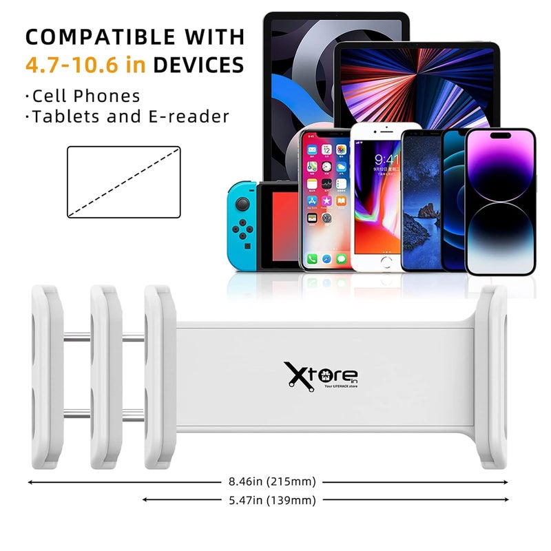 XTORE حامل هاتف محمول عالمي وحامل جهاز لوحي مع دوران 360° - Image 4