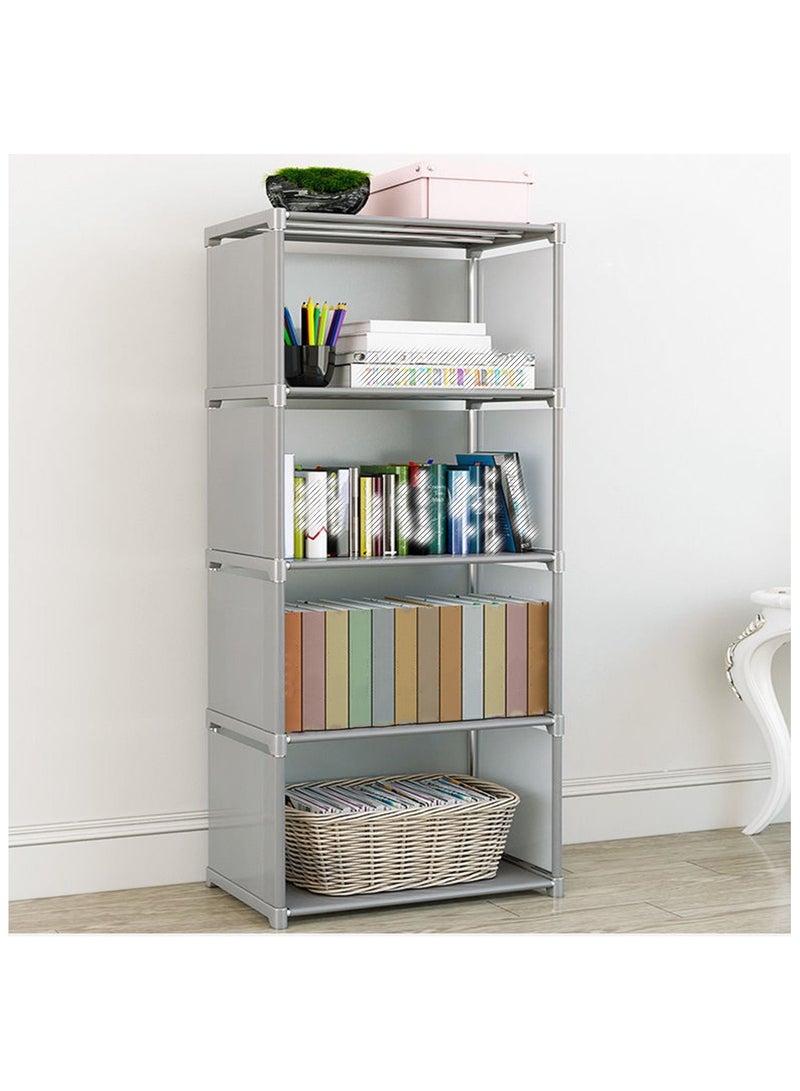 نهر قو رف تخزين من 4 طبقات - مجلة رف كتب - منظم عرض - رفوف - Image 2