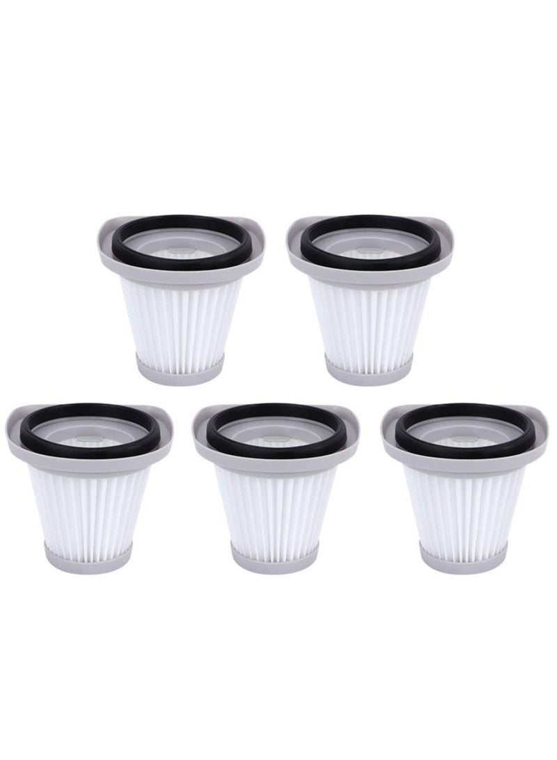 Excefore 5 PCS Replacement Vacuum Filter, Vacuum Cleaner Replacement Filter, Compatible with SC861 SC861A Vacuum Cleaner, Suitable for Handheld Vacuum Cleaner Accessories Filter - Image 2