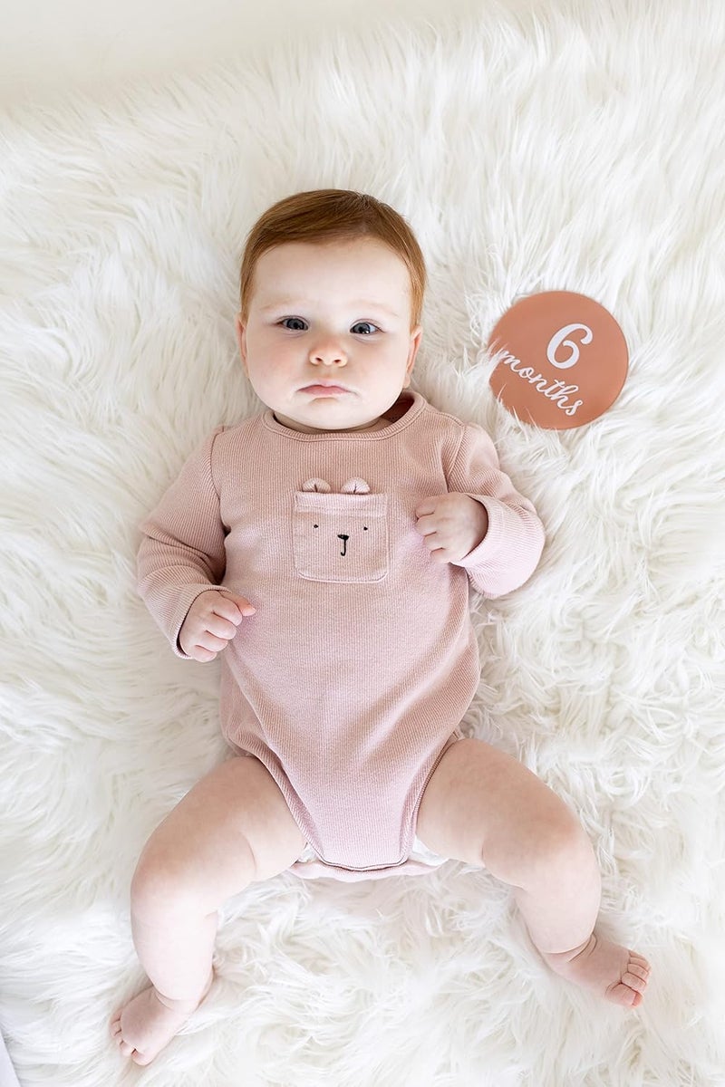 Al Raied ARS® Acrylic Monthly Milestone Photo Cards - Baby’s First Year Photo Prop Discs - Image 5