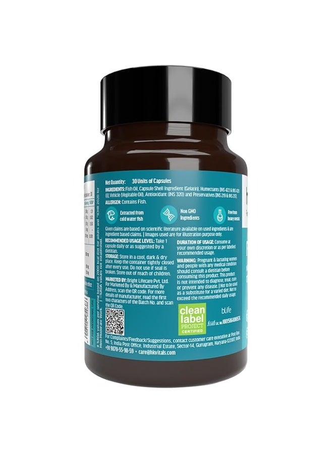 hk vitals Multivitamin Plus Women & Fish Oil Capsules 1000mg Omega 3 with 180mg EPA & 120mg DHA (30 Tablets Each) | Combo Pack - Image 4