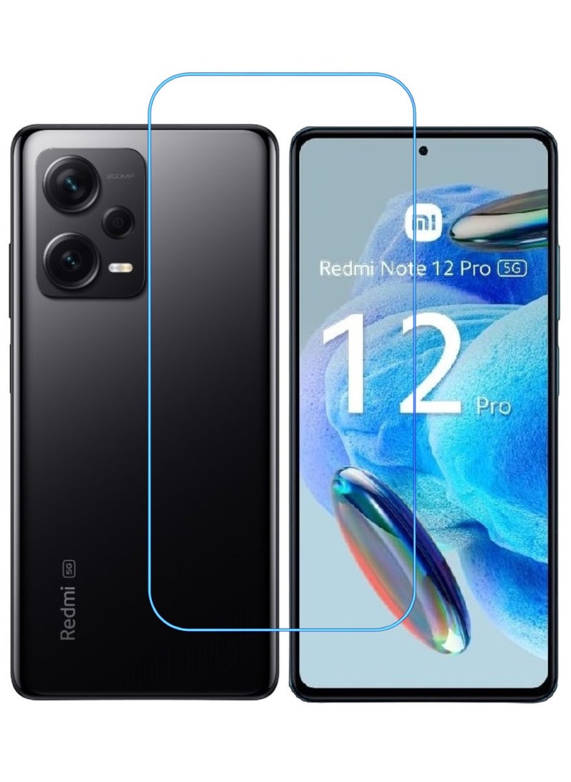 ACLIX Antistatic ESD Dustproof Premium Quality High Definition Clear Tempered Glass Screen Protector Designed For Xiaomi Redmi Note 12  Pro - Image 1