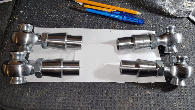 GÃ¼ren GaiRen 3/4'' Heim Joints Rod End Kit, 750” Chromoly Joints Panhard kit Right and Left Hand Thread (4 Pack) - Image 2