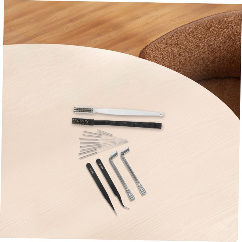 Printer Cleaning Kit with Nozzle Needles Wrench Tweezers Brush for Extruder Maintenance - Image 5