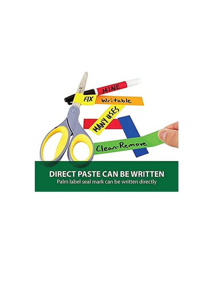 Excefore Color Masking Tape-Color Craft Tape, Painter Tape, Very Suitable For Handicrafts, Labels And Color Coding 6 Rolls X2cmx20m - Image 5