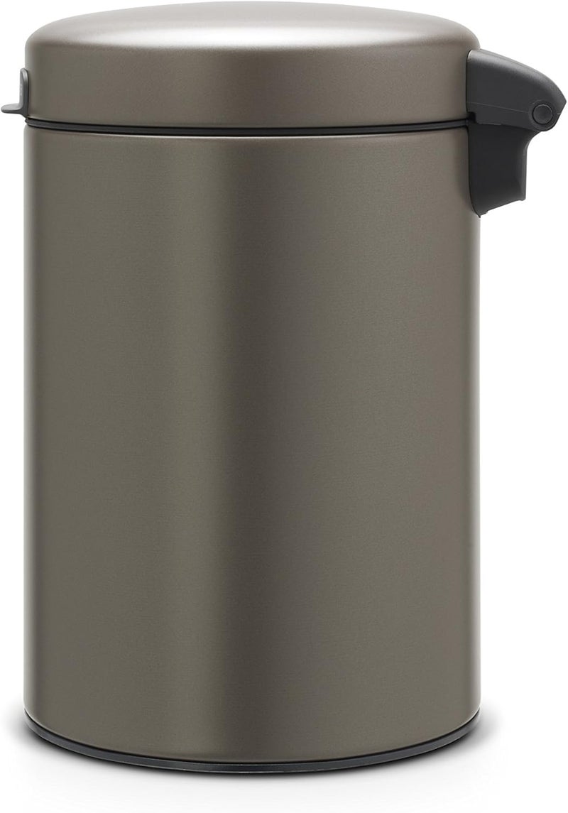 Brabantia Wall Mounted Garbage Bin, 3 Litre, Platinum Metal - Image 3