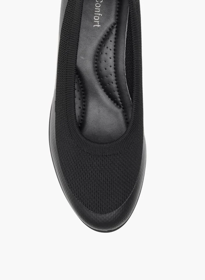 لو كونفورت Womens Textured Shoes With Wedge Heels