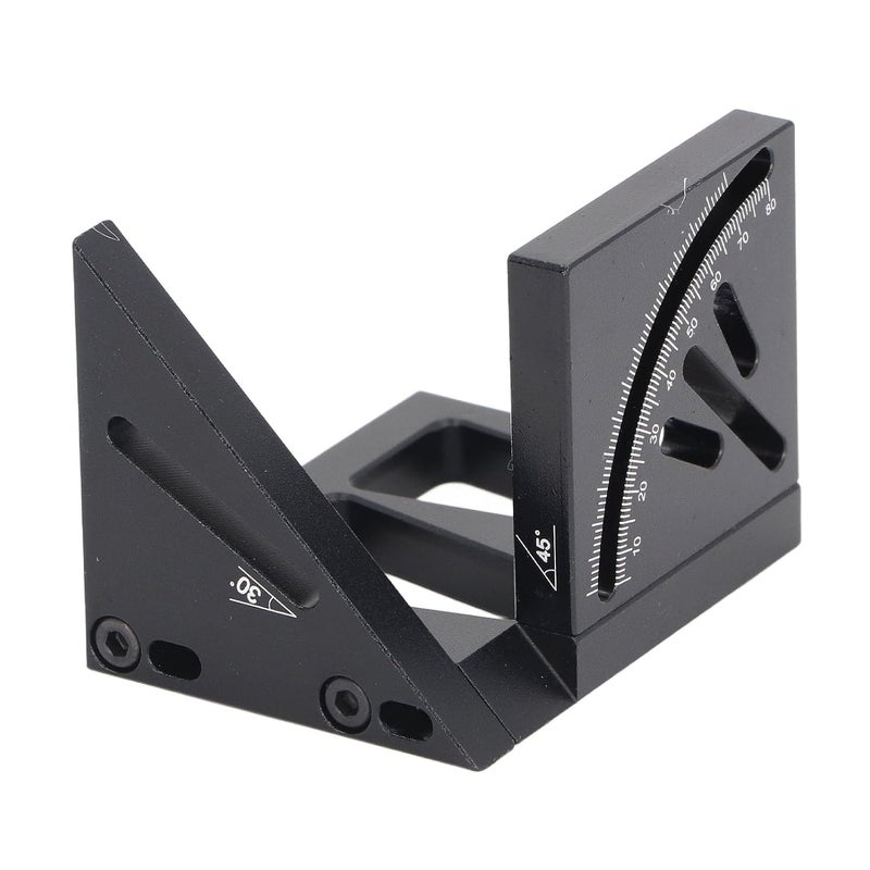Aluminum Alloy Multi Angle Measuring Ruler 45 90 Degree Carpenter Protractor Detachable Portable Woodworking Tool - Image 3