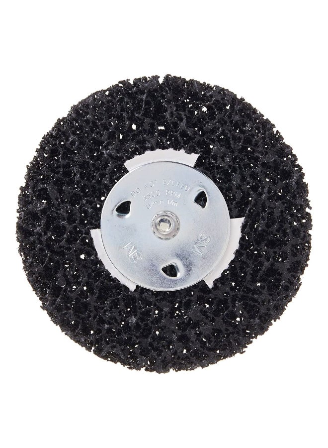 ثري ام 7771 قرص صنفرة مزيل للدهان والصدأ مساحة كبيرة أسود 4 بوصة - Image 4