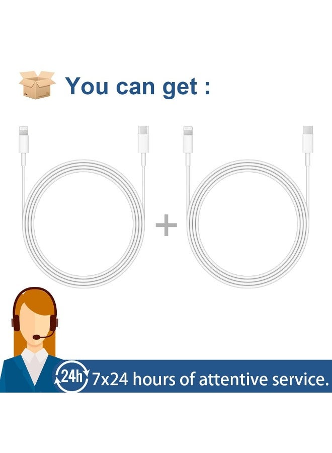 Fast charging cable for iPhone (MFI Apple certified) Apple iPhone charging cable, 1 meter long, Type C to Lightning cable for iPhone 14 Pro Max Pro 13 Pro Max 12 Pro 12 Mini 13 Mini 13 Pro and more, - Image 4