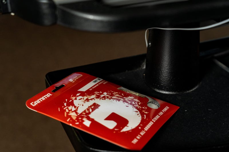 Gamma TNT2 16G Tennis String, White - Image 4