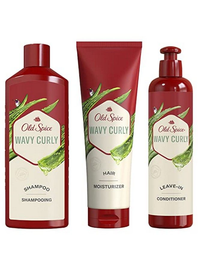 Old Spice Shampoo Conditioner And Leavein Conditioner Set For Men Wavy Curly Hair Regimen Bundle - Image 2