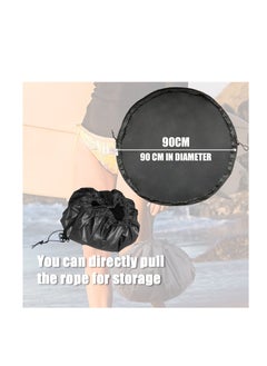 Excefore Wetsuit Changing Mat, Black Waterproof Surf Change Mats, Portable Dive Changing Mat, Durable Wetsuit Changing Mat/Waterproof Dry-Bag, for Water Sports, Surfing, Dive  - Image 2