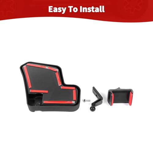 JOSHELA for Silverado Dash Storage Tray Phone Holder Fit for Chevy Silverado/GMC Sierra 2014-2018 Black Interior Accessories 1pc - Image 5