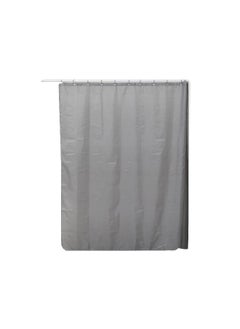Tendance High Quality Polyester Bathroom Shower Curtain Grey 180 x 200cm 1204180  - Image 1