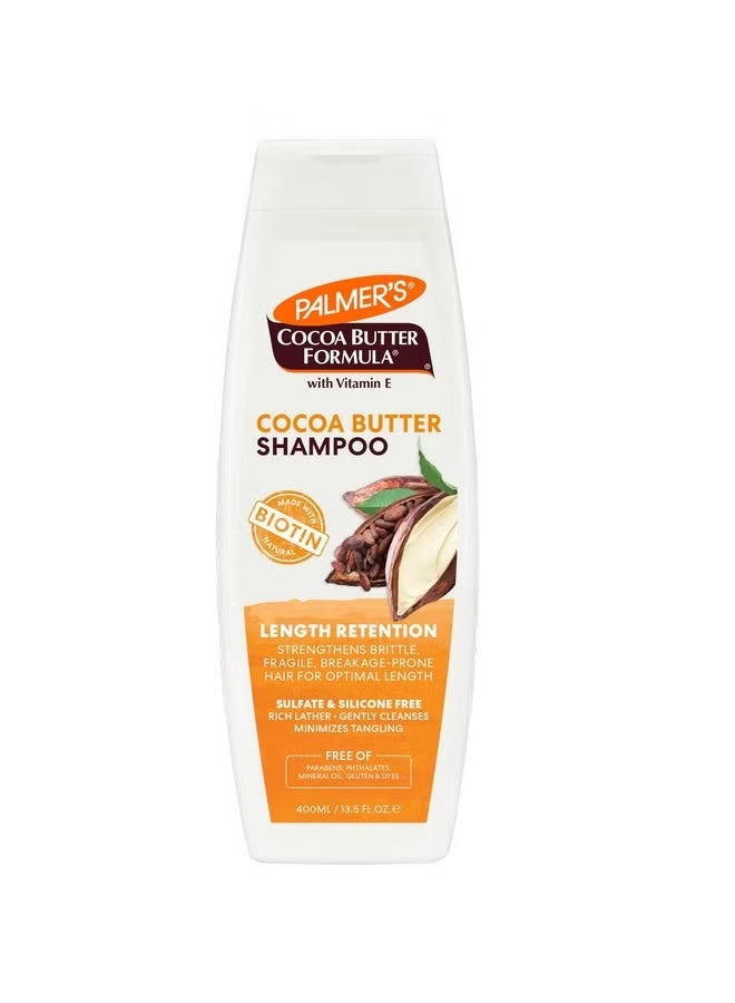 Palmer's, Cocoa Butter Formula Biotin Length Retention Shampoo, 13.5 Fl Oz