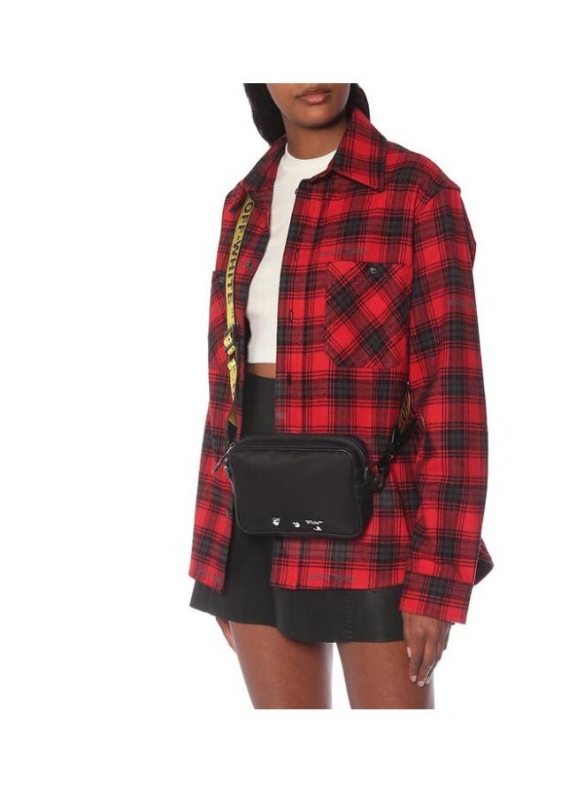 OFF-WHITE square bag, OW waist bag, men's and women's crossbody bag, side backpack - Image 2