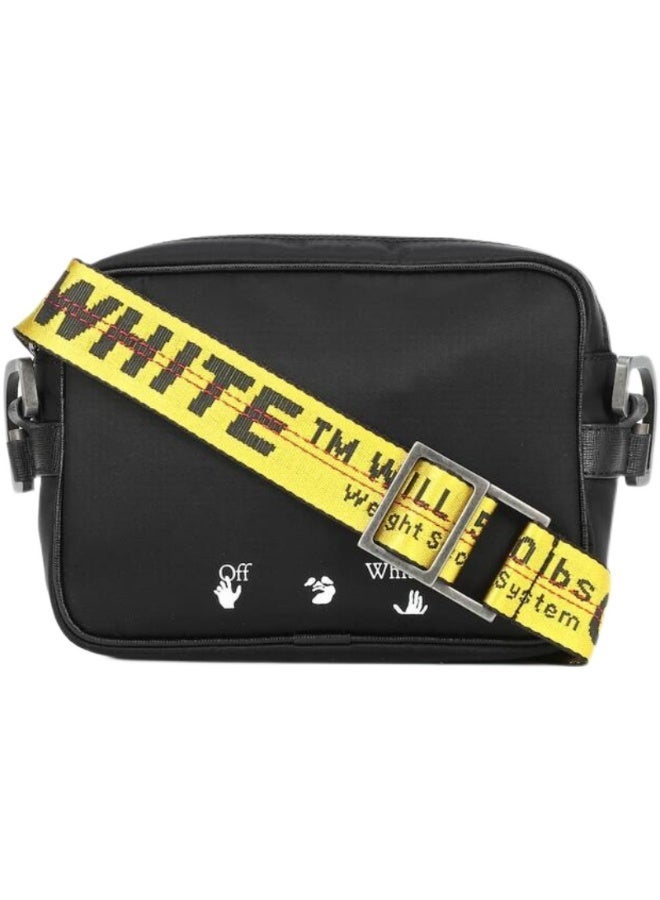OFF-WHITE square bag, OW waist bag, men's and women's crossbody bag, side backpack - Image 1