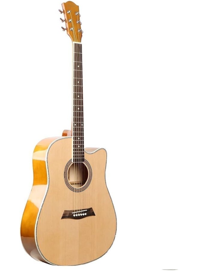 MegArya 41 Inch Natural Acoustic 6 Strings Guitar - pzsku/Z98BC06EFAB42C557BFECZ/45/_/1729683849/2f52a240-6d53-4aa4-ab75-e7f4320a4803