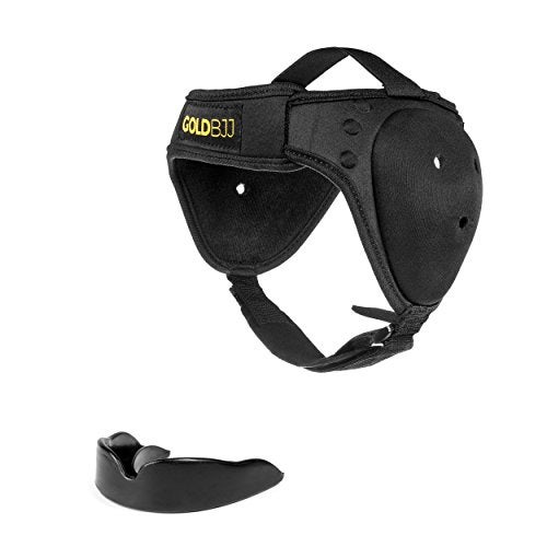 Gold BJJ Headgear for Jiu Jitsu, Wrestling, and MMA - Image 4