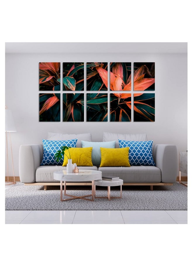 Paper Plane Design - PAPER PLANE DESIGN Painting for Wall Decoration Split Multiple 10 Panels Art for Living Room Bedroom Hotel Office. Size 27 x 50 in (A) - Image 1