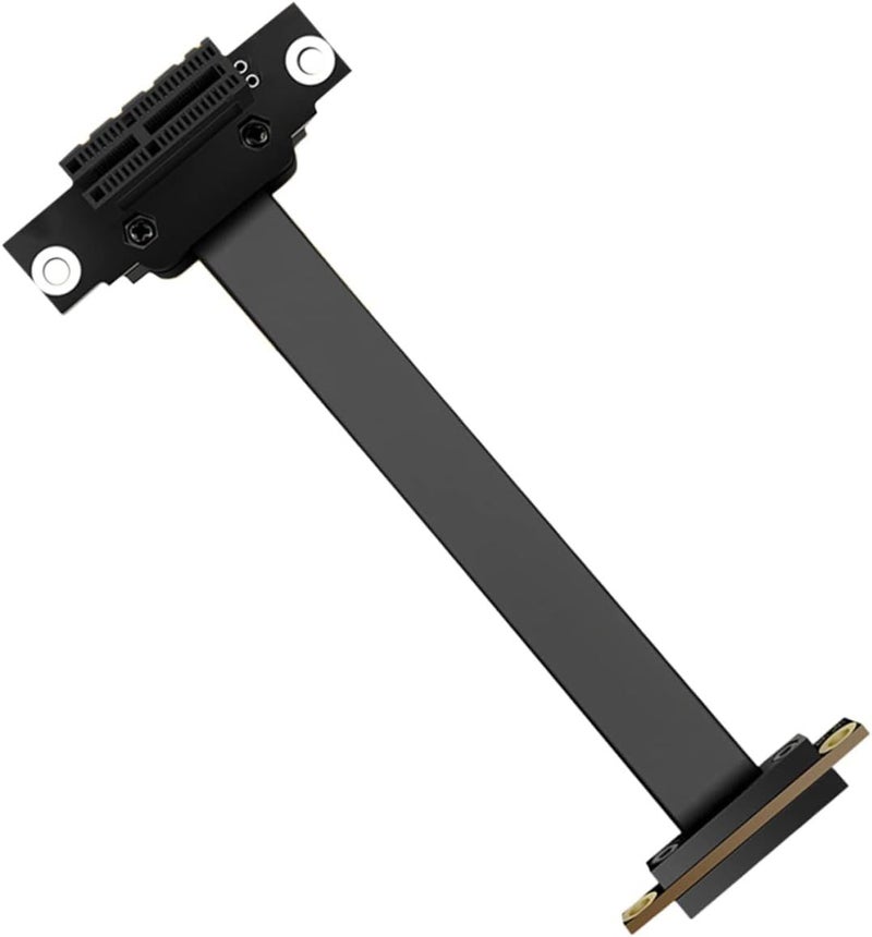 Black PCIE GPU Extension Cable Riser Card 30X6X1CM Stable Signal Adapter - Image 1