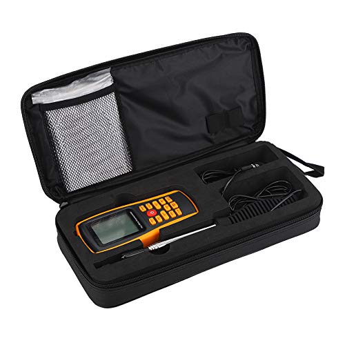 Salinr LCD Anemometer, Hot Wire Anemometer, Lcd Back Light Design, for Temperature Sensor Fishing Wire - Image 1