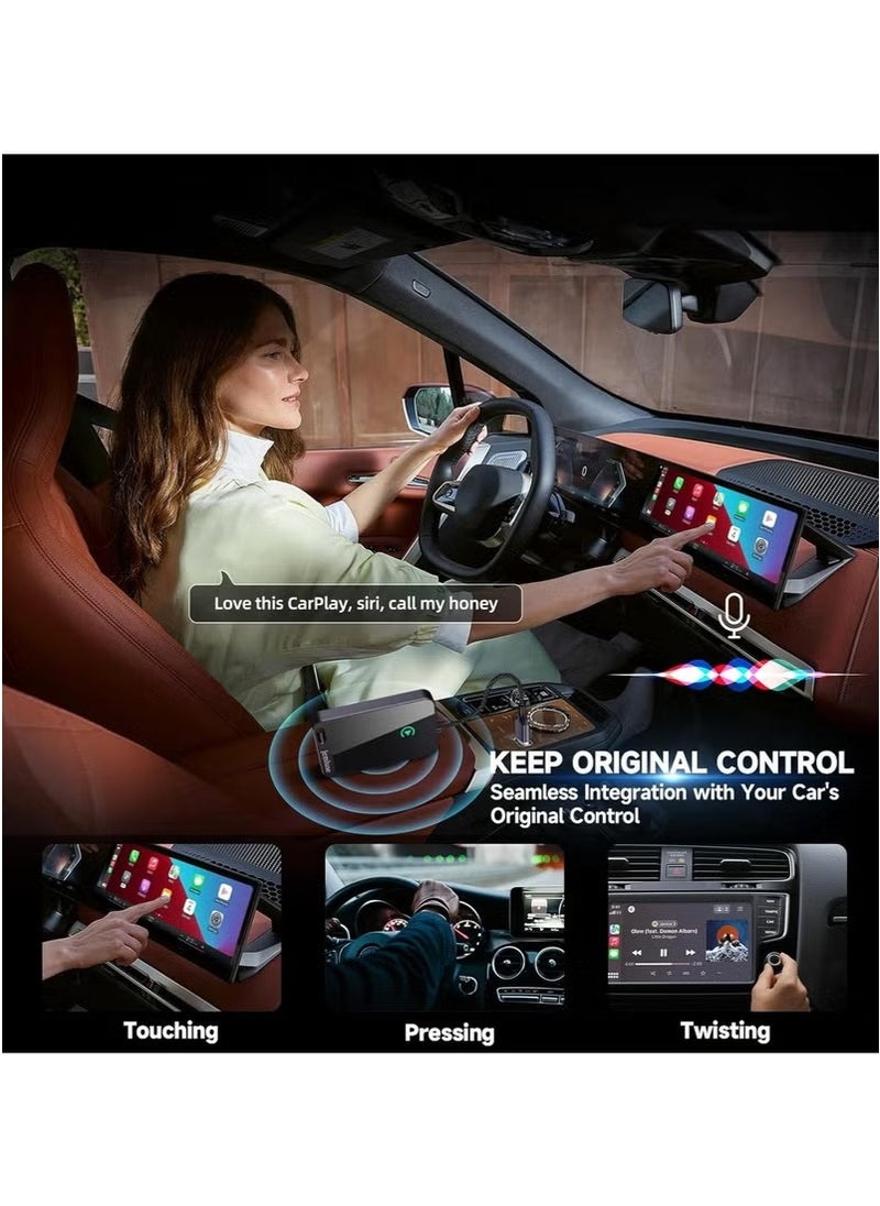 Digisand CarPlay Wireless Adapter -Wireless CarPlay Adapter Stable Fast Connection for Convert Factory Wired to Wireless CarPlay Dongle Cars for iPhone - No Latency from iOS 10+  - Image 5