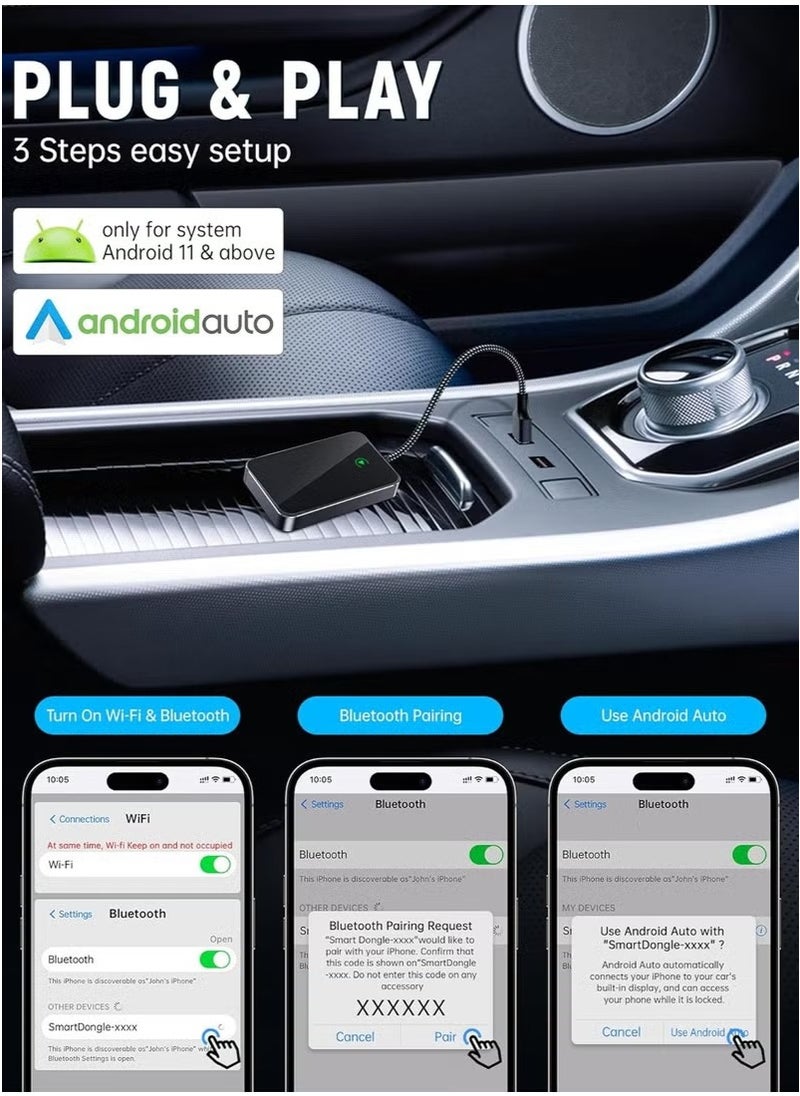 Digisand CarPlay Wireless Adapter -Wireless CarPlay Adapter Stable Fast Connection for Convert Factory Wired to Wireless CarPlay Dongle Cars for iPhone - No Latency from iOS 10+  - Image 4