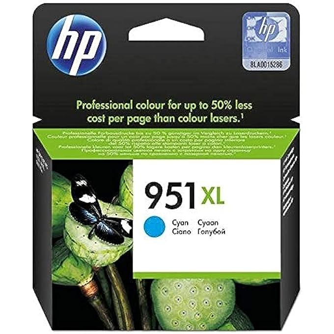 951XL HIGH YIELD INK CARTRIDGE, CYAN [CN046AE]