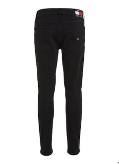 TOMMY JEANS Men's Austin Slim Tappered Jeans, Black  - Image 4