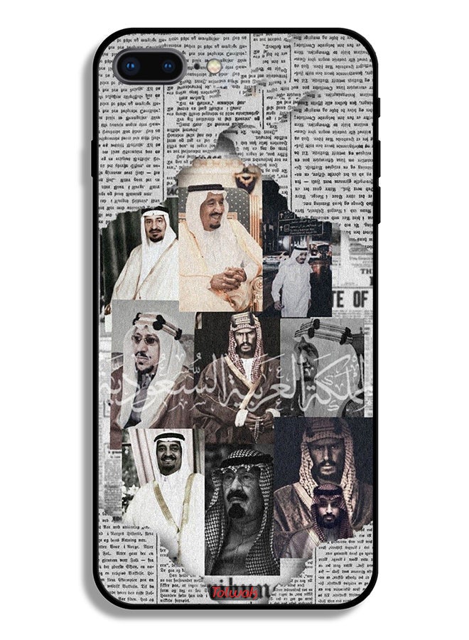 Tolwak Apple iPhone 7 Plus Protective Case Saudi Kings In News Paper - Image 2